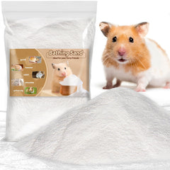 Sukh bain-sable-hamster-47oz pour nettoyer le pelage en douceur.