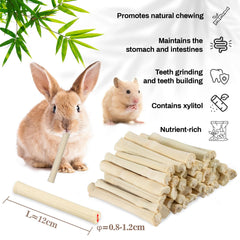 Sukh bâton en bambou pour cobaye, offre texture naturelle et distraction