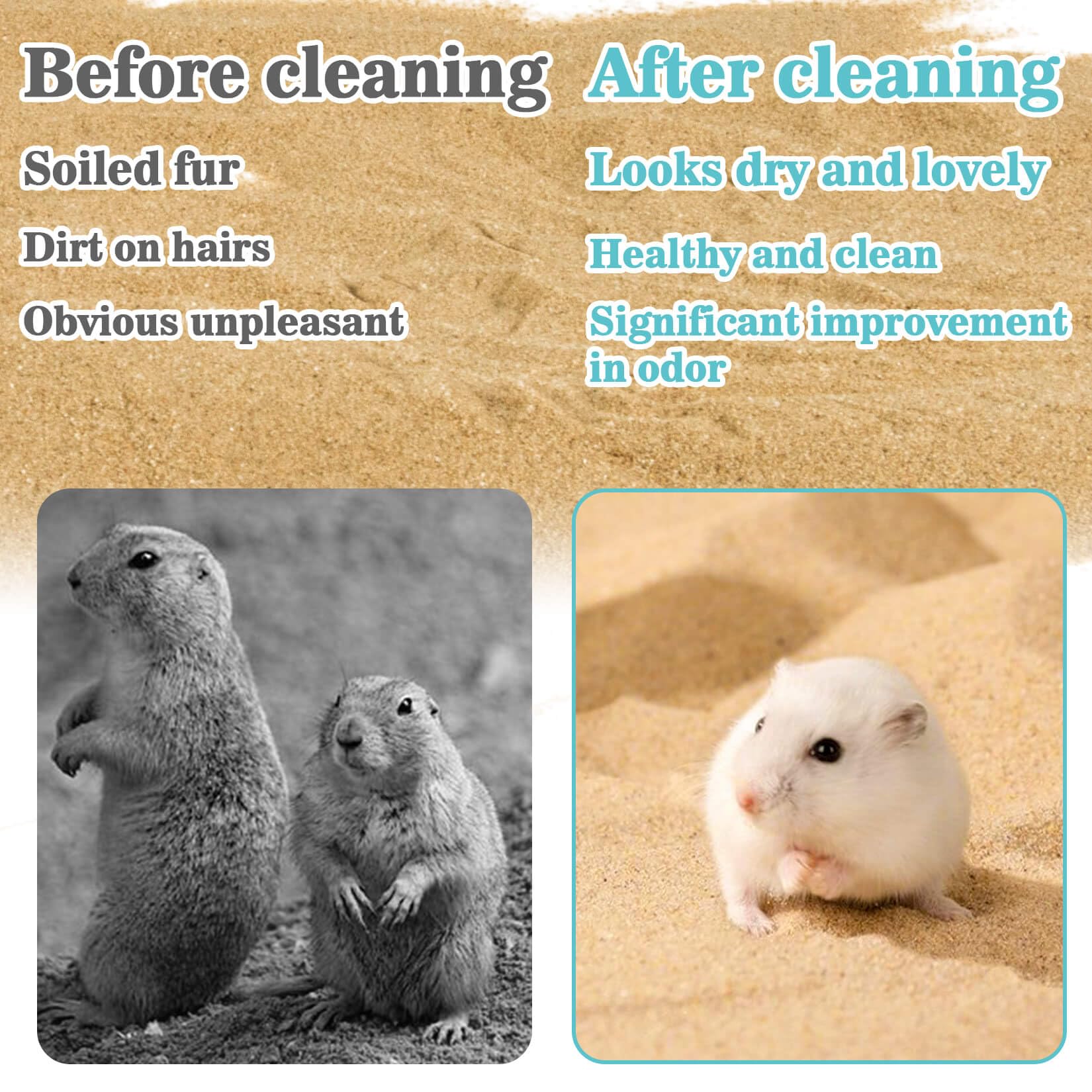 Sukh Sable Désert – encourage le fouillage et la détente des animaux.