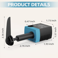 Pompe USB 5V Sukipaw SP-400LV, fonctionnement silencieux pour tranquillité animale.
