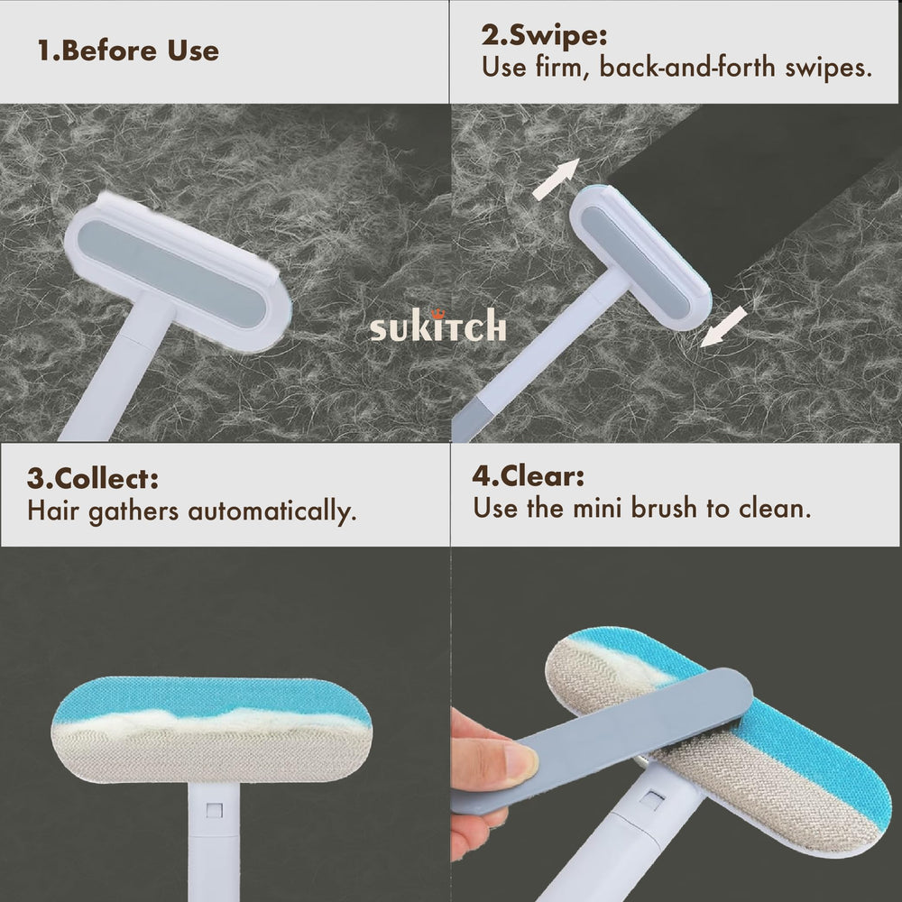 Manche long et ergonomique Sukitch pour le confort.