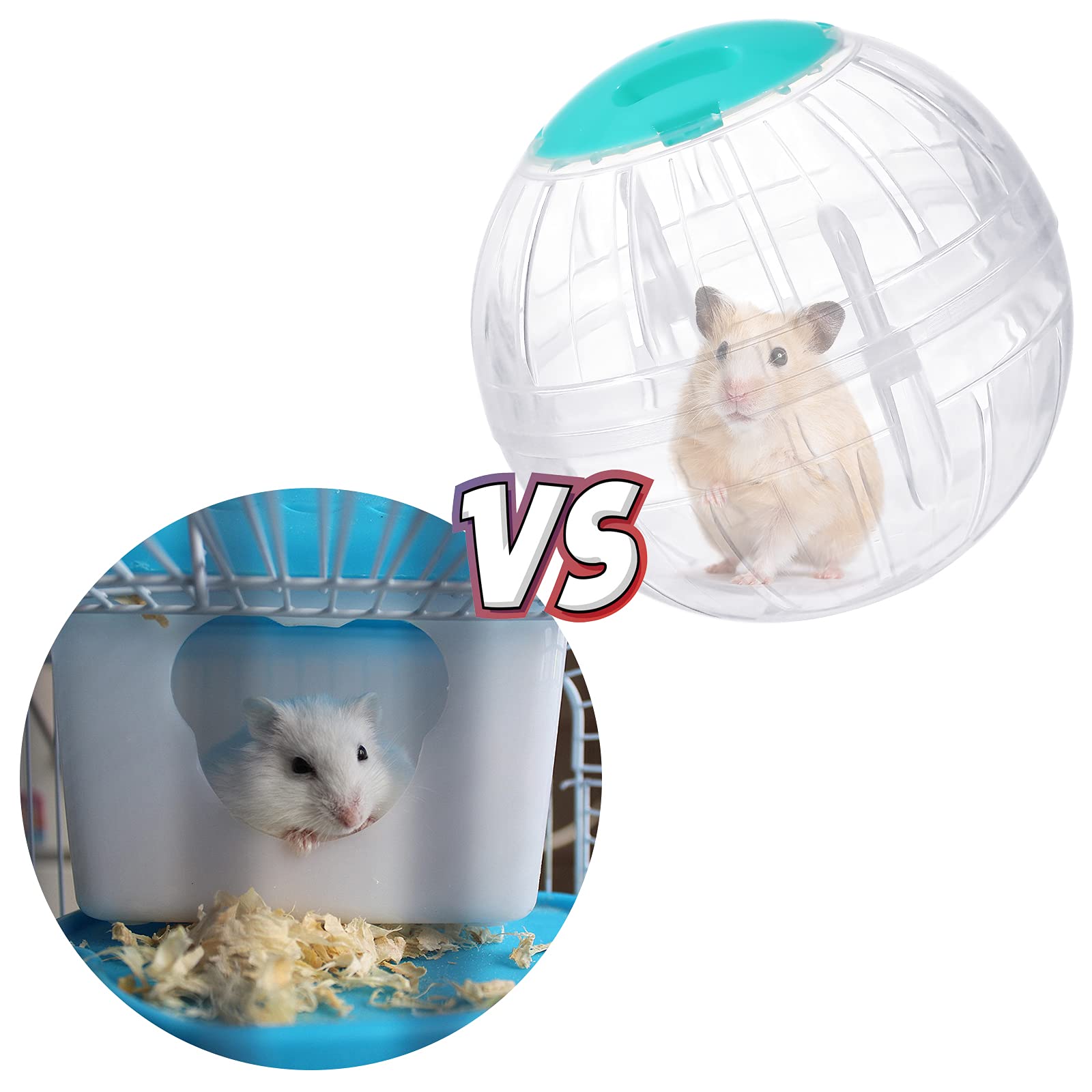 Sumind balle-exercice hamster transparente permettant de suivre le jeu