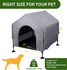 Summertrail cadre-fer-poudre-impermeable-UV: structure robuste et protection contre les intempéries.