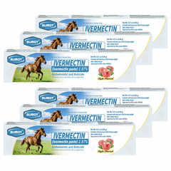 SUMOT Pâte Vermectine Cheval Pomme – emballage pratique pour une administration rapide.