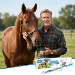 SUMOT Seringue Vermectine Cheval Pomme – dose individuelle facile à mesurer.