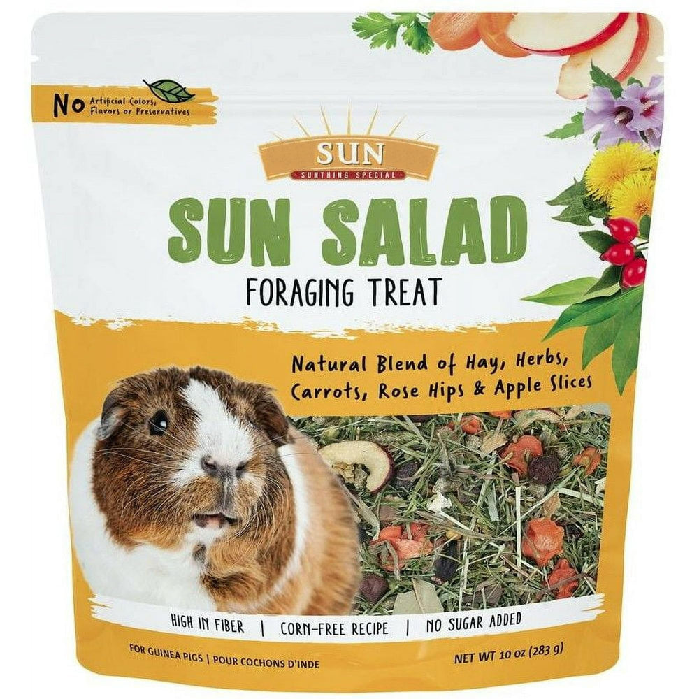 Sun Seed Vita Prima Sun Salad, ingrédients naturels riches en fibres pour cobayes.