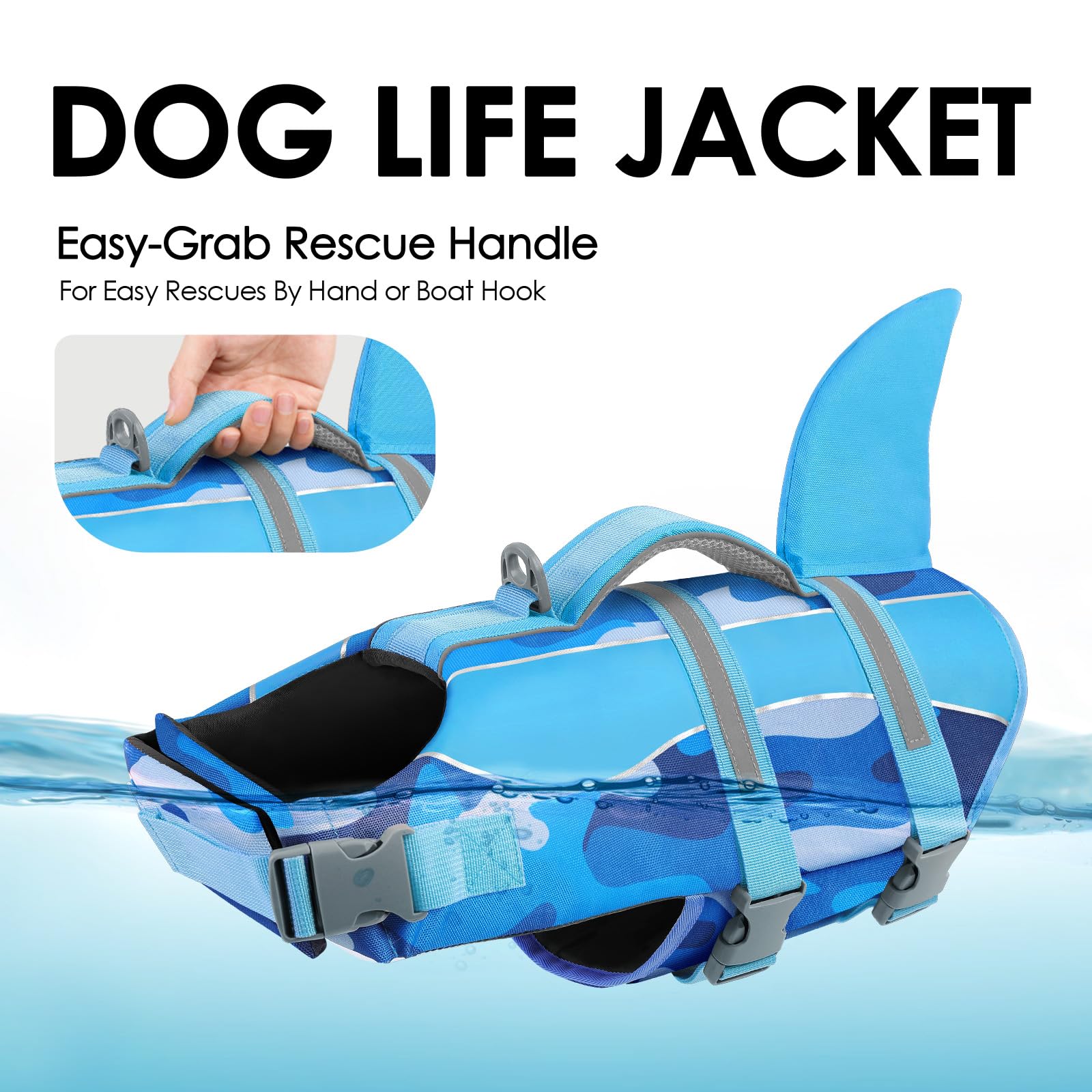 Boucle ajustable SUNFURA pour gilet chien assure un ajustement sûr.