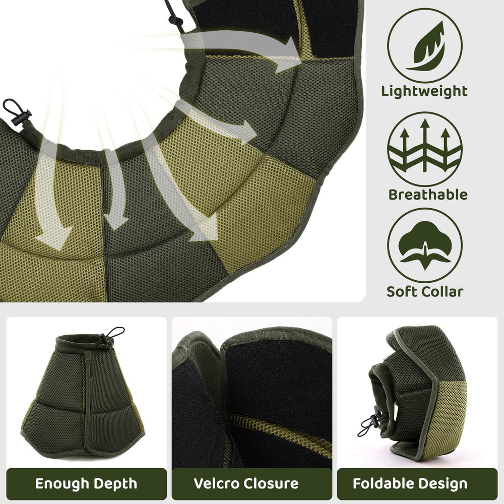 SUNFURA collier chien fermeture a bande auto-agrippante – mise en place rapide et sûre
