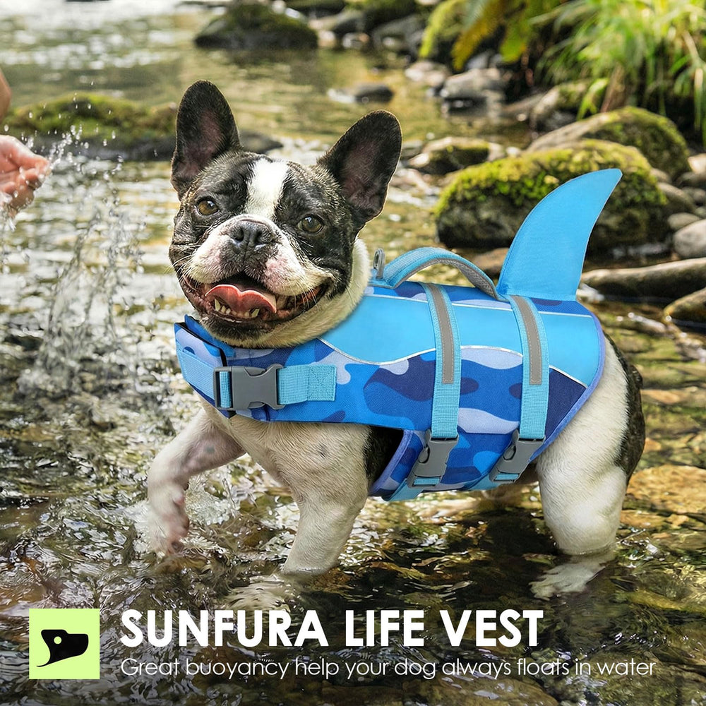 Emballage SUNFURA gilet chien prêt à l'emploi et durable.