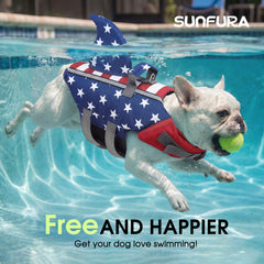 SUNFURA gilet sauvetage chien avec boucles rapides pour une mise en place rapide