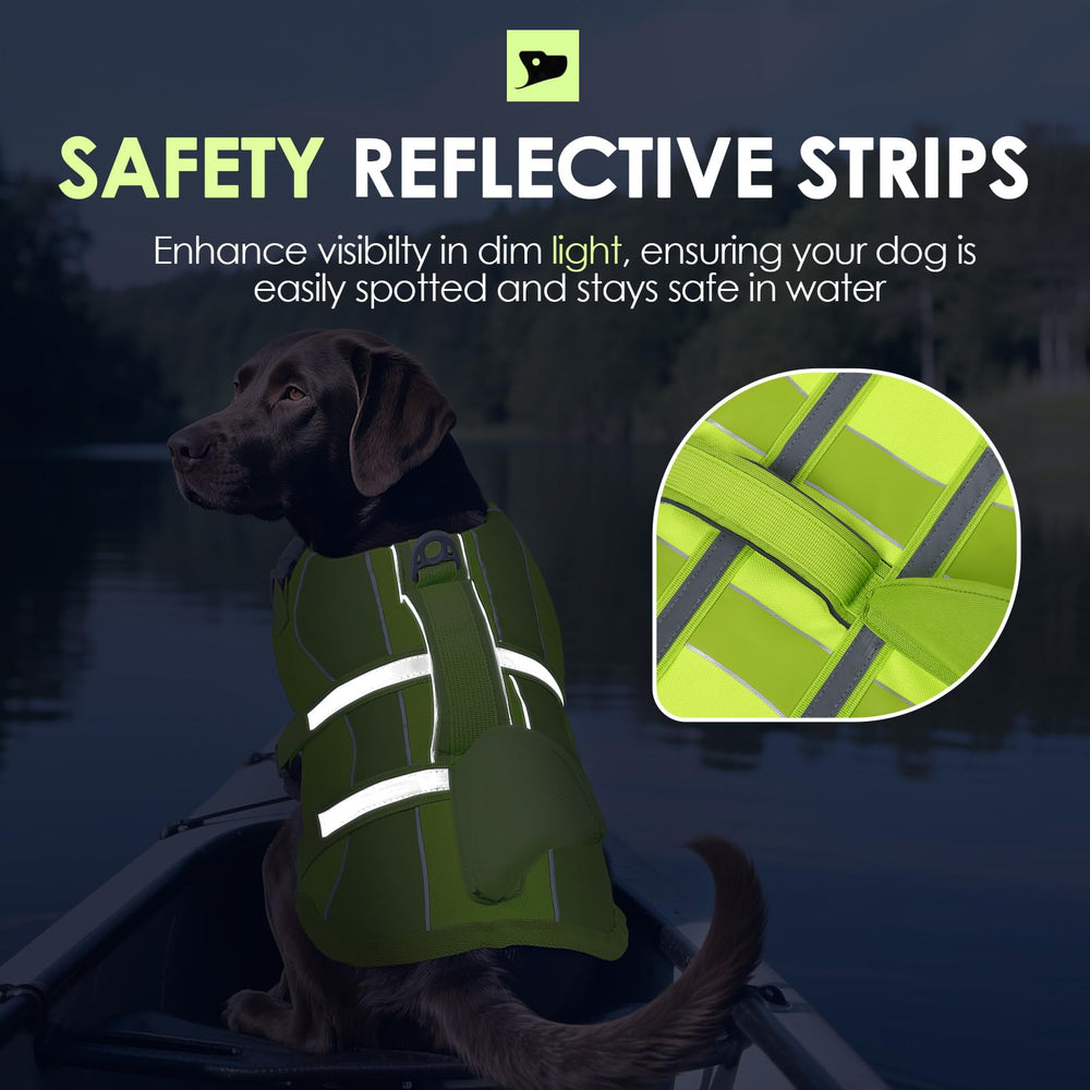SUNFURA gilet sauvetage chien en Oxford 600D durable et résistant