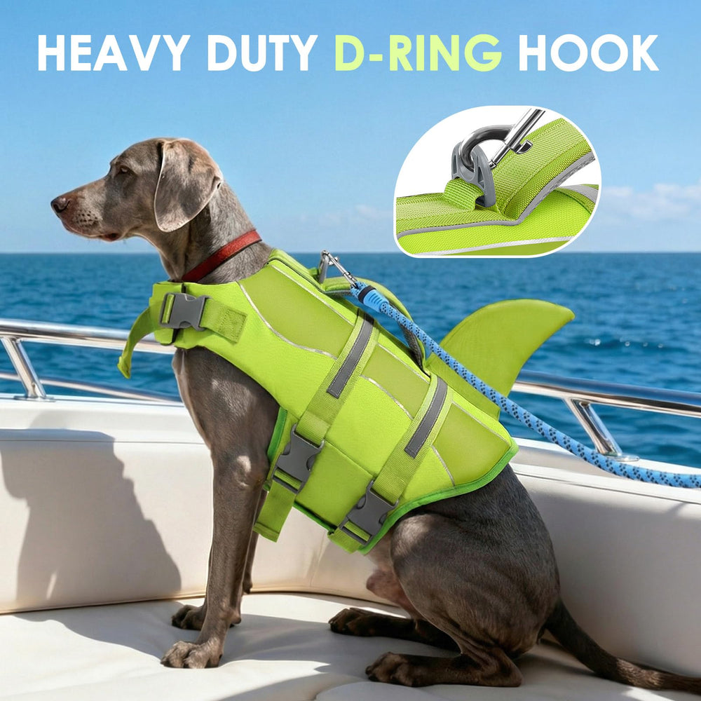 SUNFURA gilet sauvetage chien avec poignée de sauvetage arrière