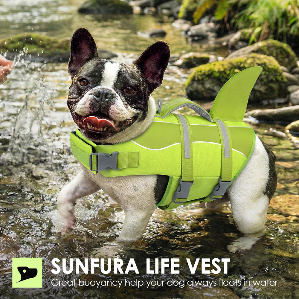 SUNFURA gilet sauvetage chien en usage plage et bateau