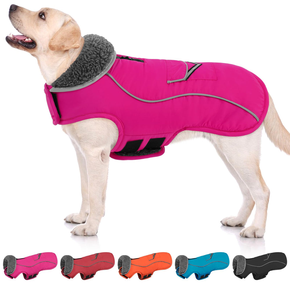 SUNFURA manteau chien doublure polaire pour chaleur et confort