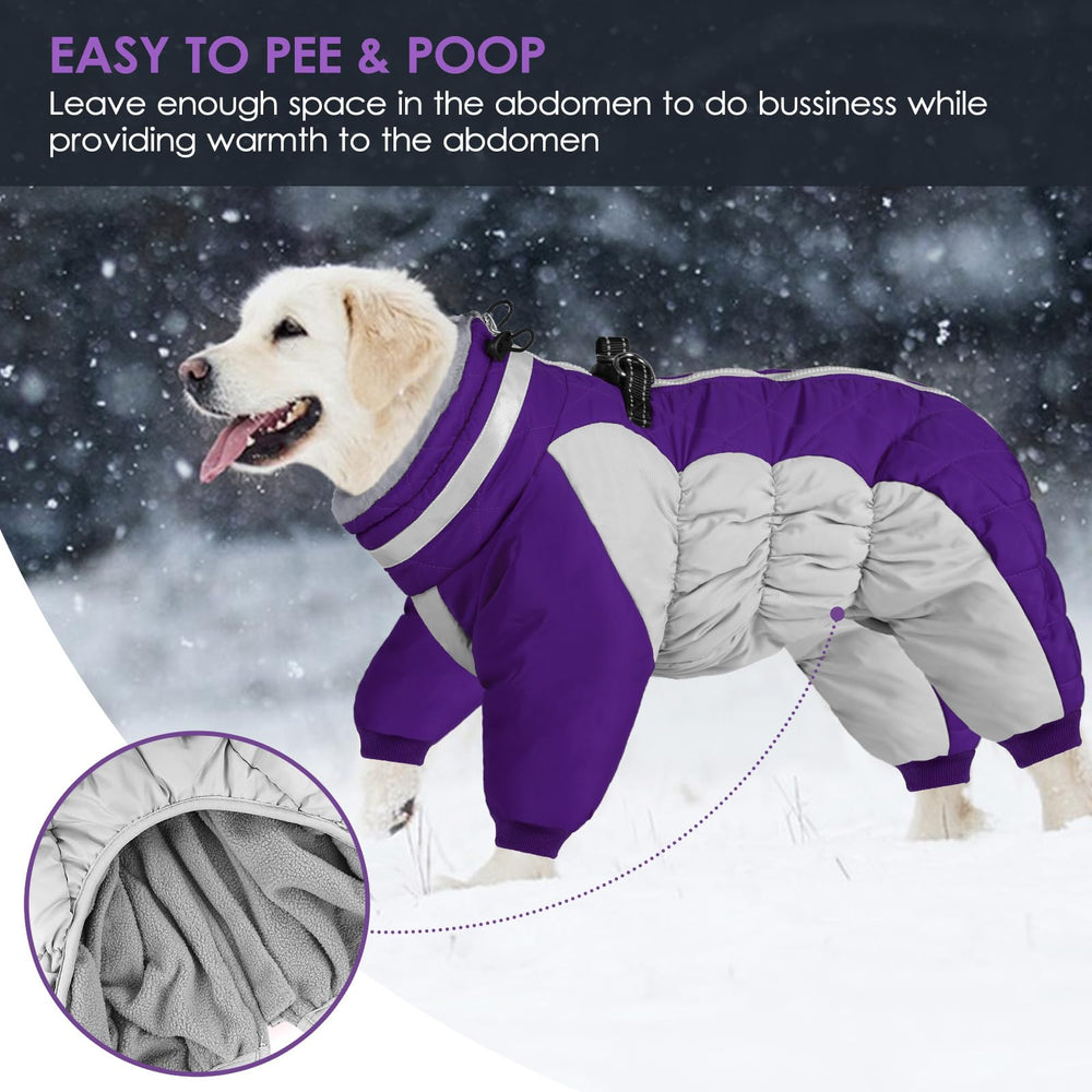 SUNFURA manteau chien ventre élastique pour bon maintien.