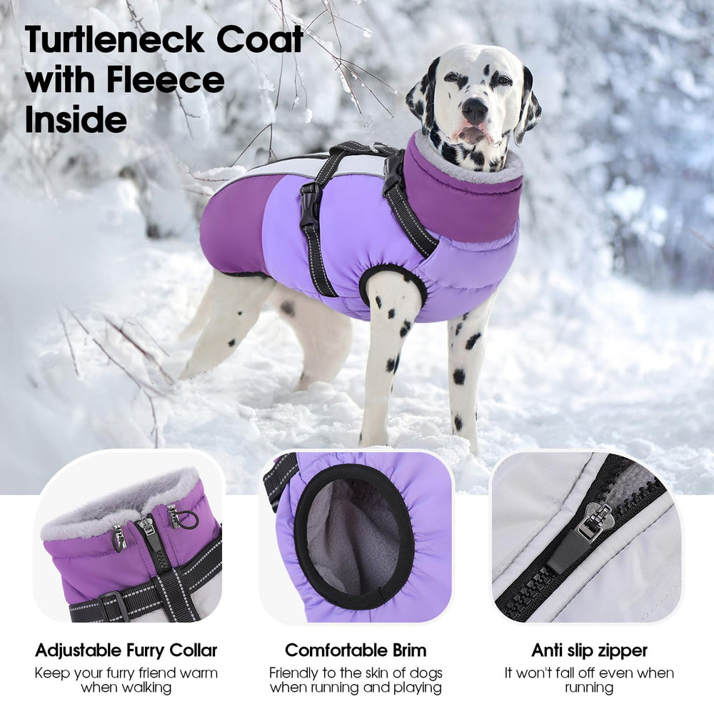 SUNFURA manteau impermeable et polaire, chaleur douce pour les sorties par temps froid.
