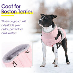 SUNFURA manteau chien impermeable polaire, garde chaud lors des promenades.
