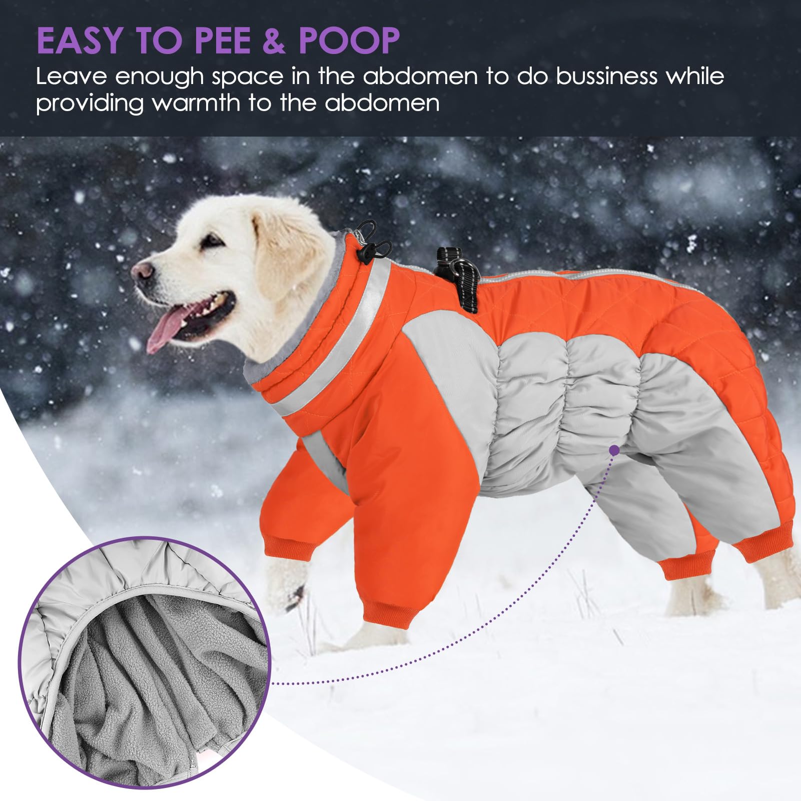 SUNFURA manteau chien coupe-vent et hydrofuge – idéal par temps humide.
