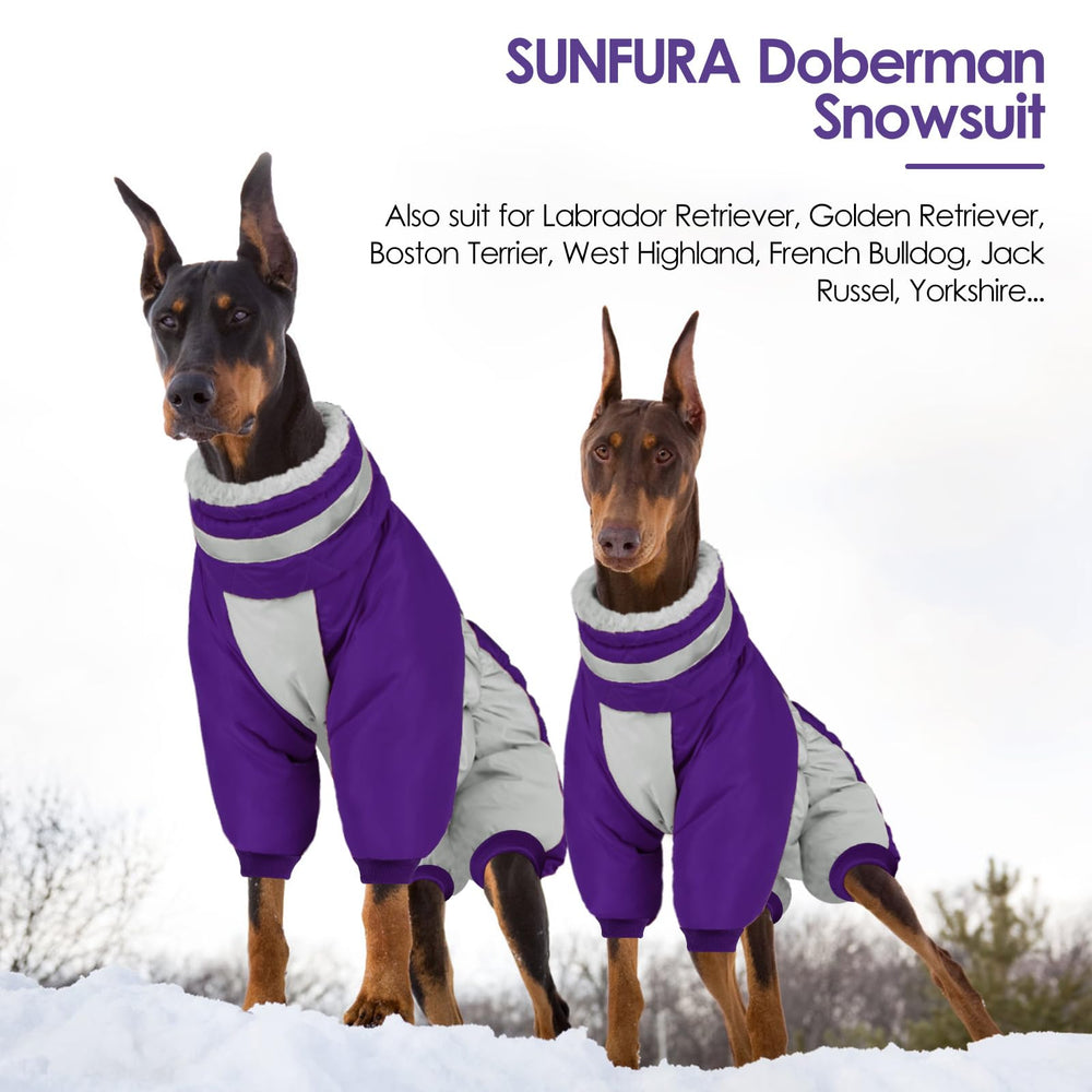 SUNFURA manteau chien violet XS prêt pour l'hiver.