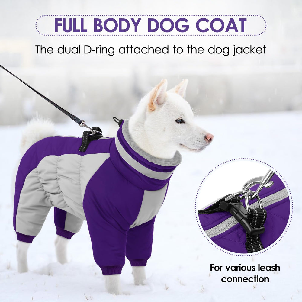SUNFURA manteau chien-zip-boucle facilité d'enfilage et retrait.