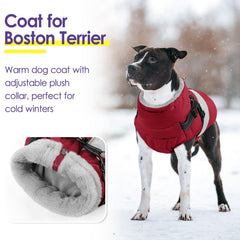 SUNFURA veste chien doublure polaire pour chaleur douillette lors des promenades.