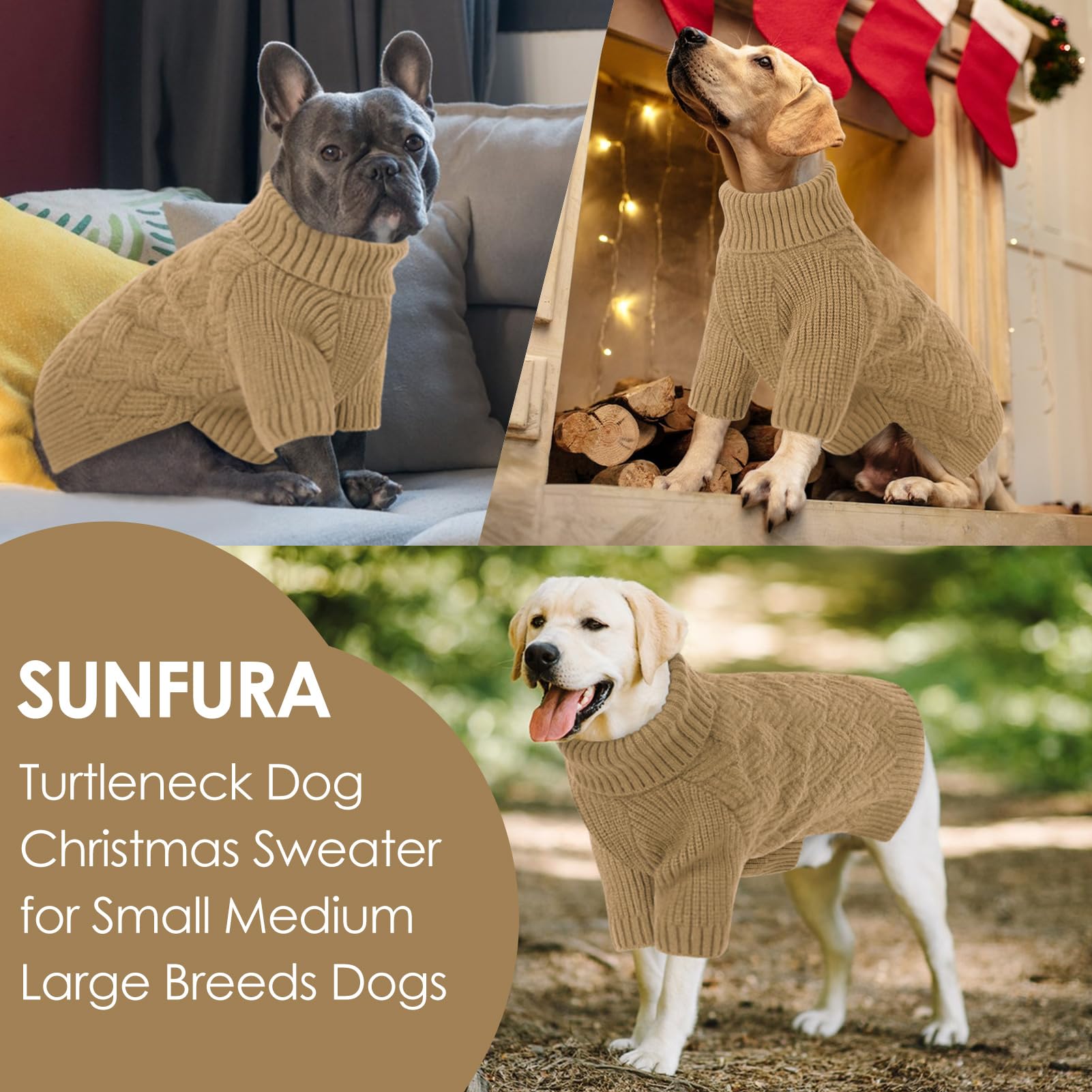 SUNFURA pull-chien ouverture abdomen pratique pour les besoins.