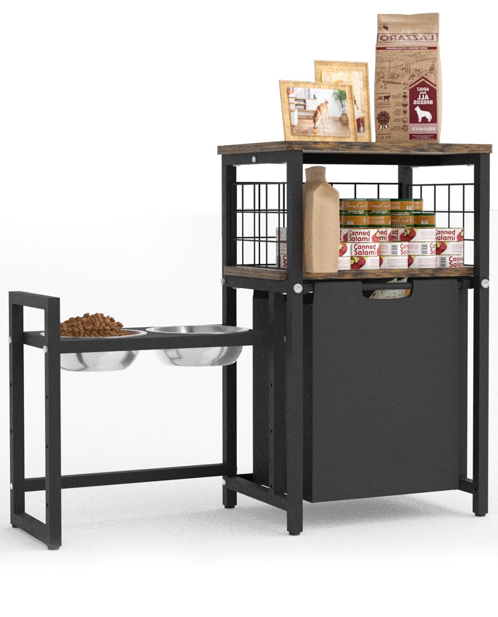 Sungaryard support-bol chien-eleve pour repas confortable et stable.