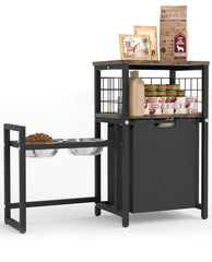 Sungaryard support-bol chien-eleve pour repas confortable et stable.