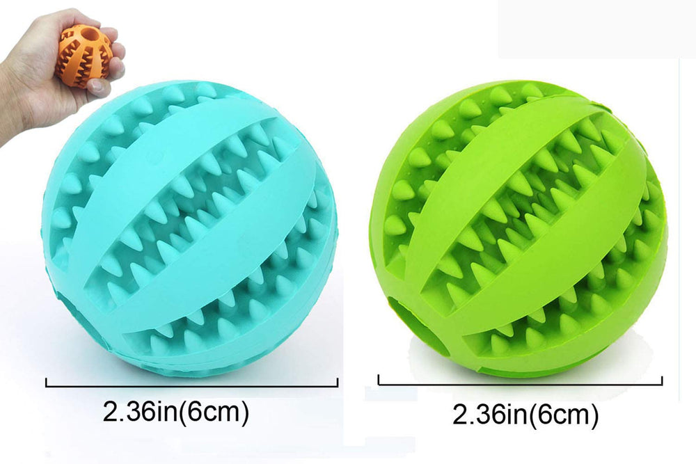 Sunglow balle jouet dentition résistante à la morsure pour chien, idéal pour le mordillement
