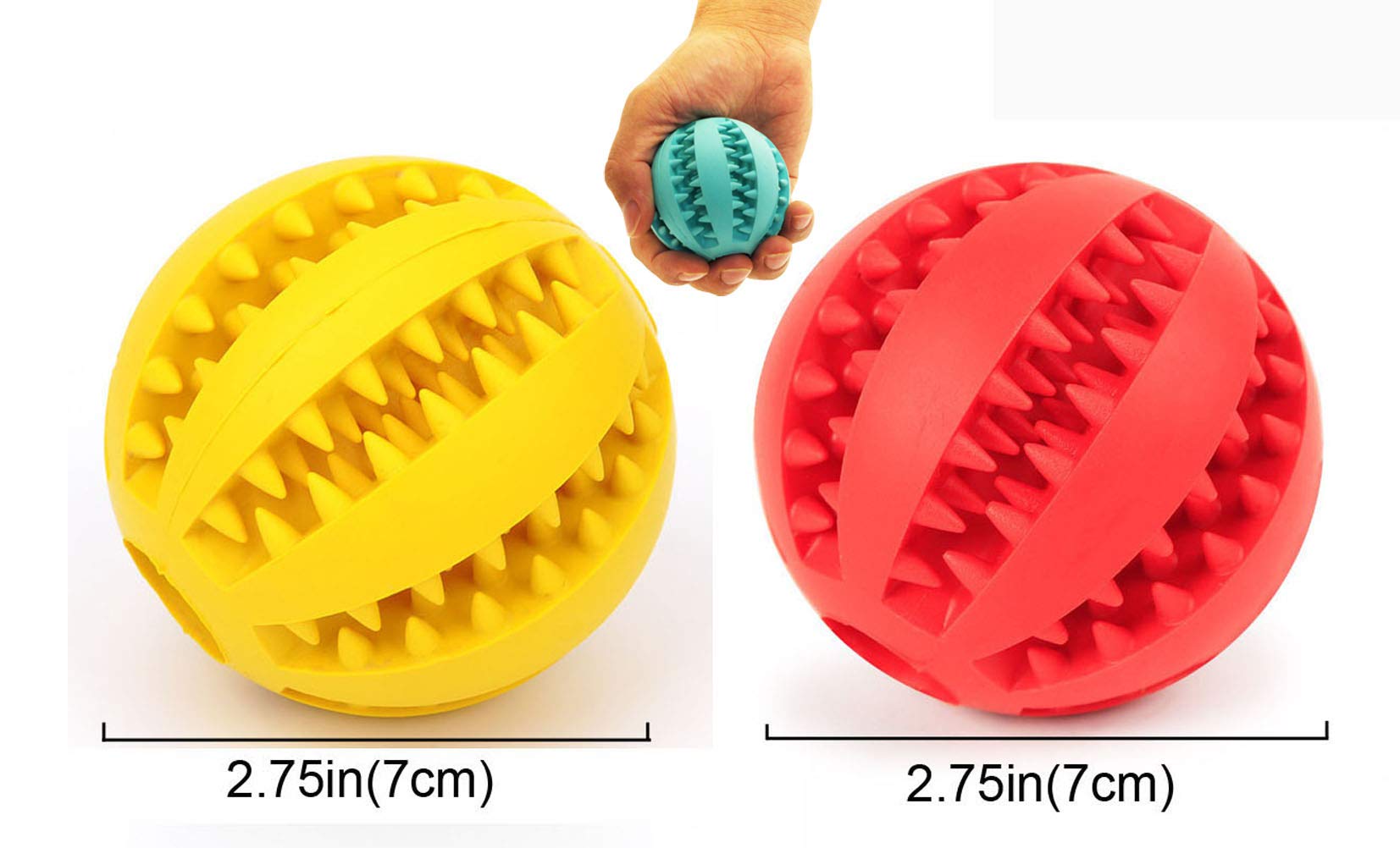 Jouet balle Sunglow résistant à la morsure, parfait pour chiens actifs.