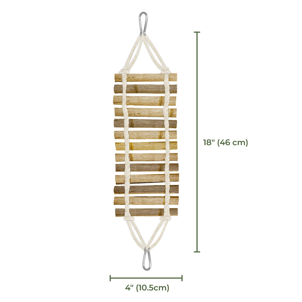 SunGrow accessoire d'escalade en bambou, idéal pour petits animaux.