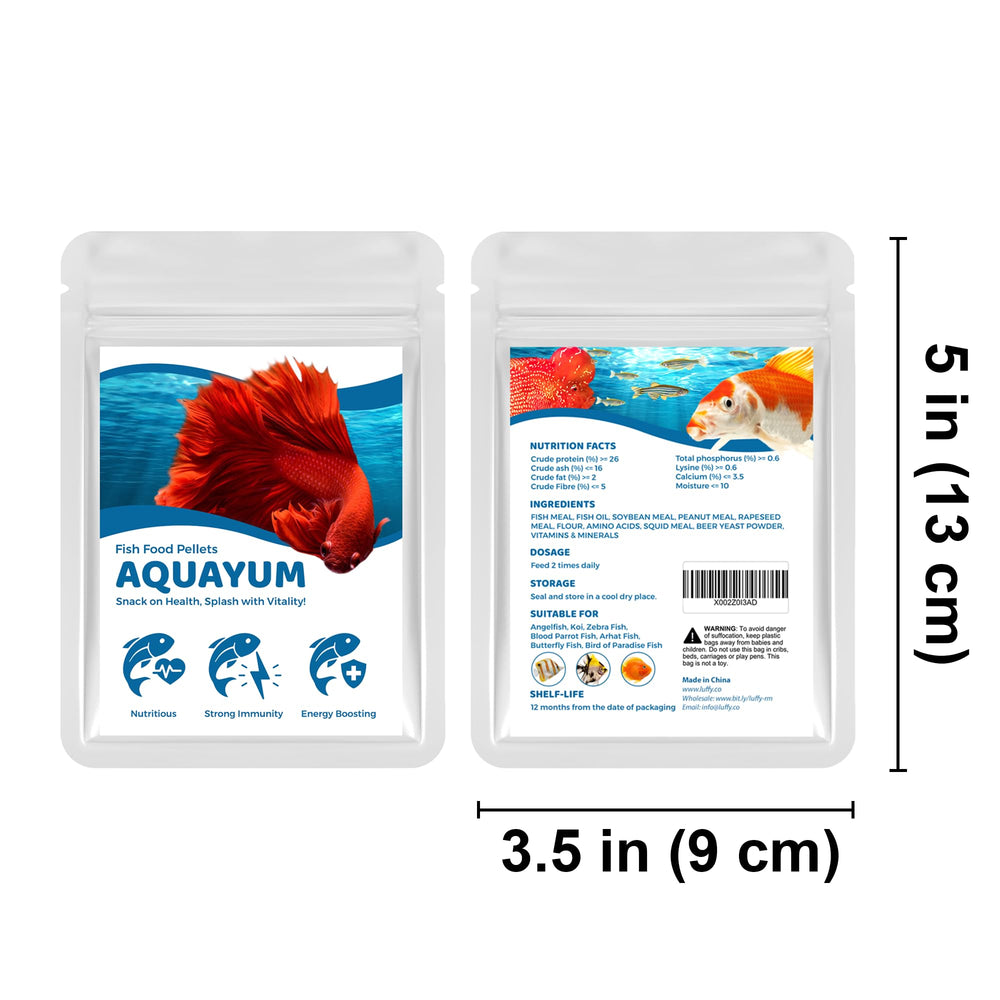 SunGrow Betta granulés digestion facile pour les poissons.