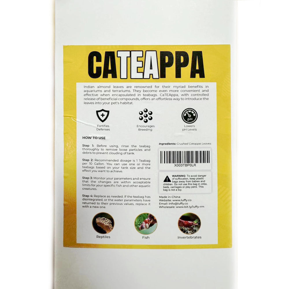 SunGrow Catappa Sacs: teinte ambre subtile et esthétique dans l’eau.