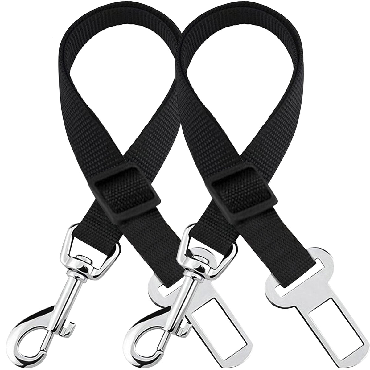 SunGrow ceinture sécurité chien en voiture, nylon robuste pour voyage sûr.
