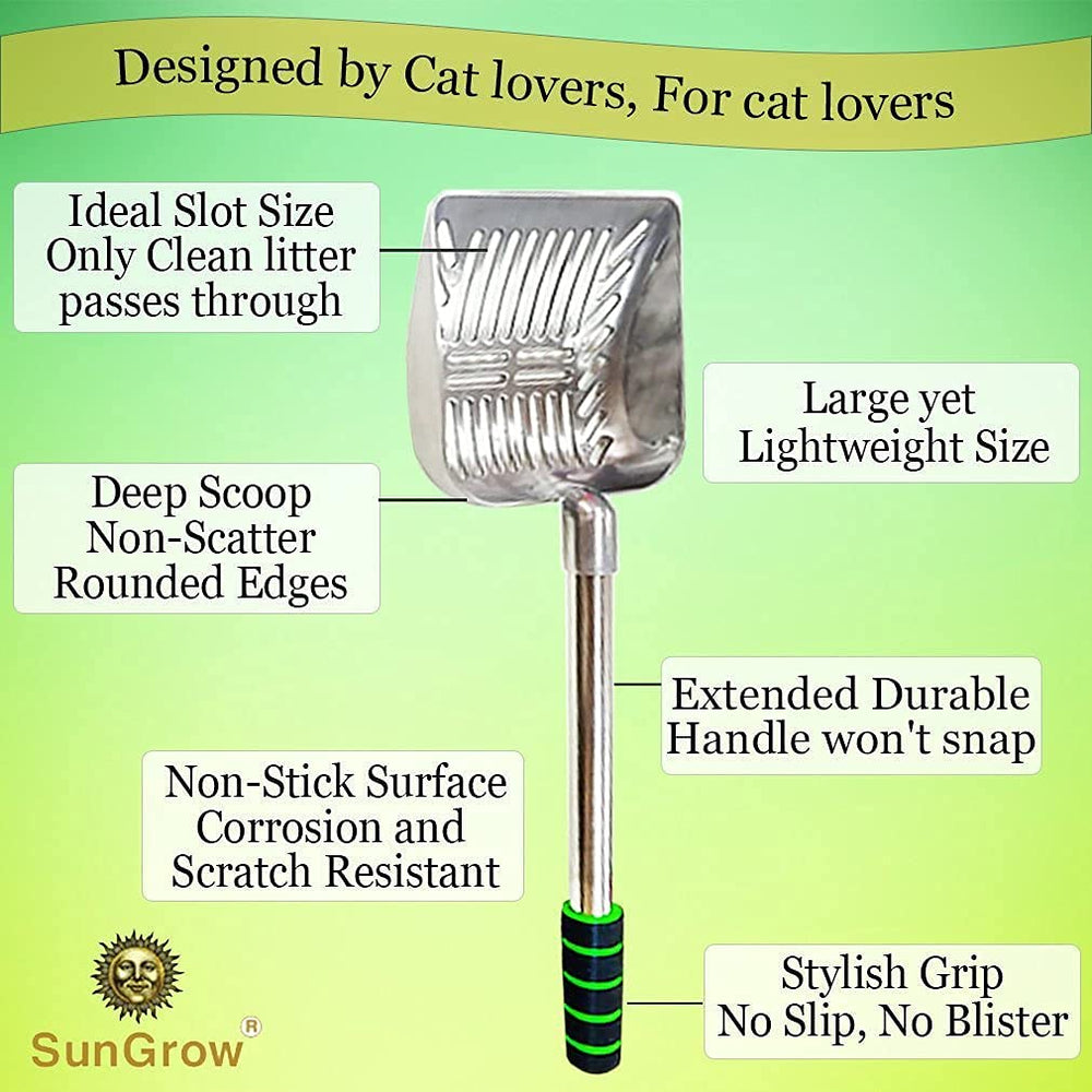 SunGrow fentes étroites laissent passer la litière propre.