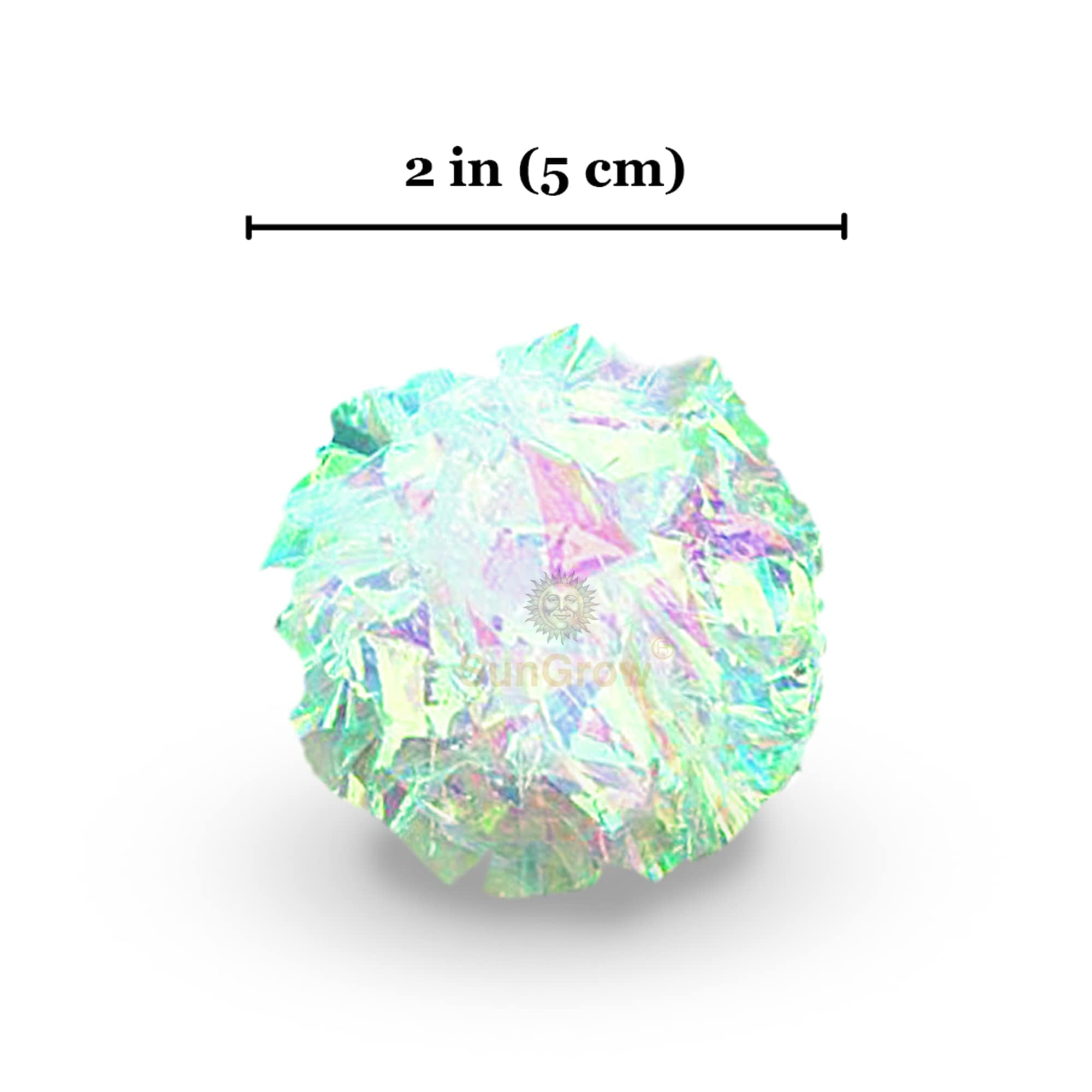 SunGrow Mylar Chat: boule durable légère pour jeux et câlins.