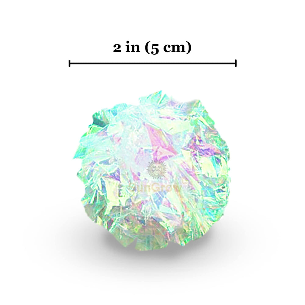 SunGrow Mylar Chat: boule durable légère pour jeux et câlins.