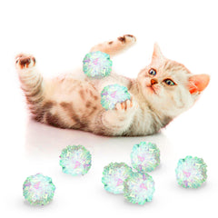 SunGrow Mylar Chat: boule crinkle 2 po brillante pour l’activité.