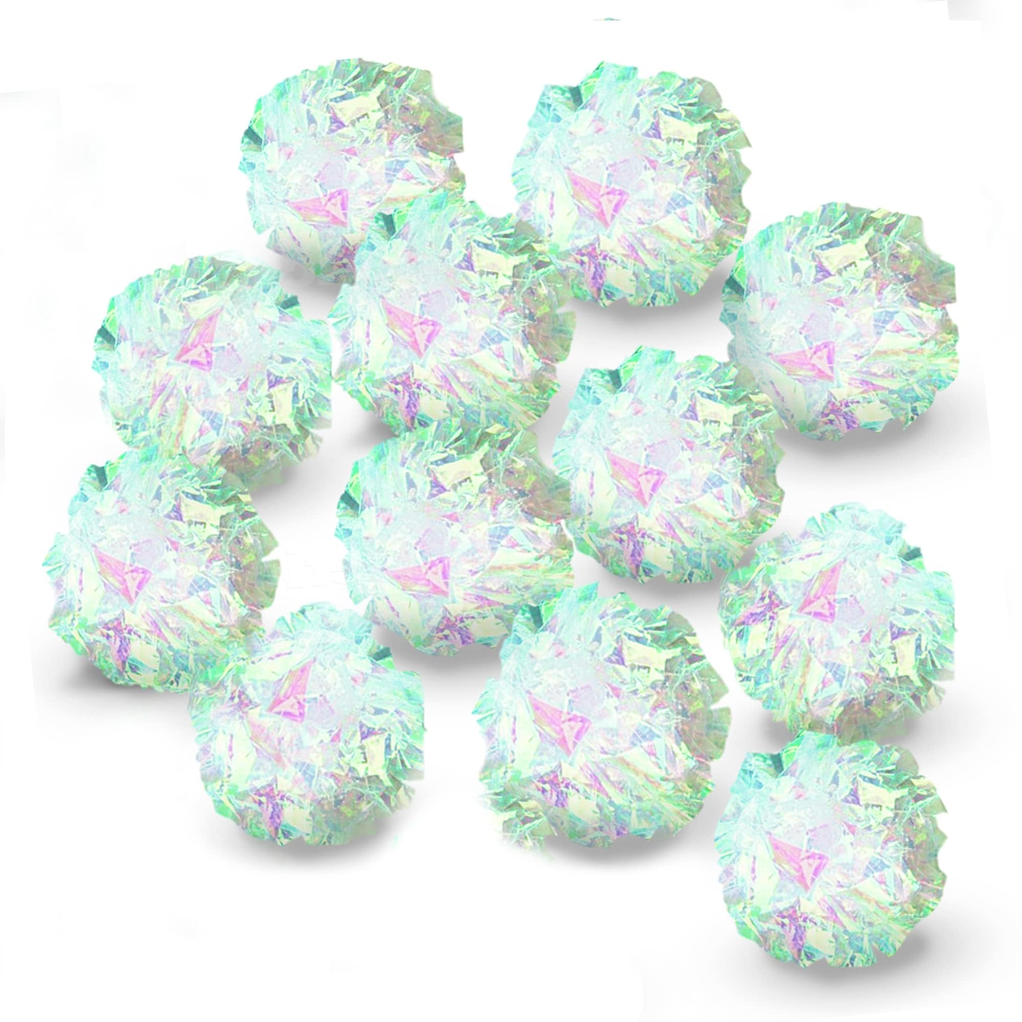 SunGrow Mylar Chat: boule réfléchissante métallique, stimulation ludique.