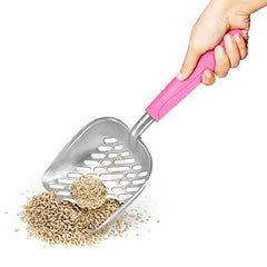SunGrow pelle-litière-chat-acces-coins facilite le nettoyage des coins difficiles.
