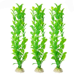 SunGrow plante d aquarium plastique avec feuillage vert éclatant pour décor durable