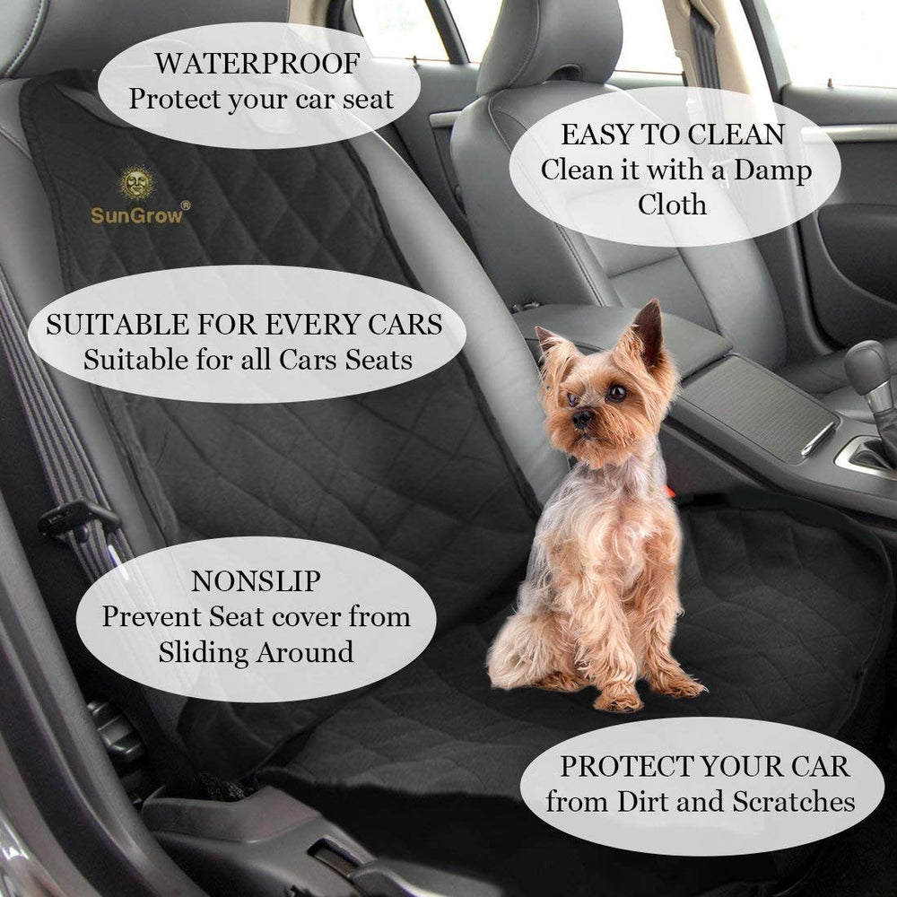 SunGrow protège-siège avant motif pour protéger les poils et les saletés.