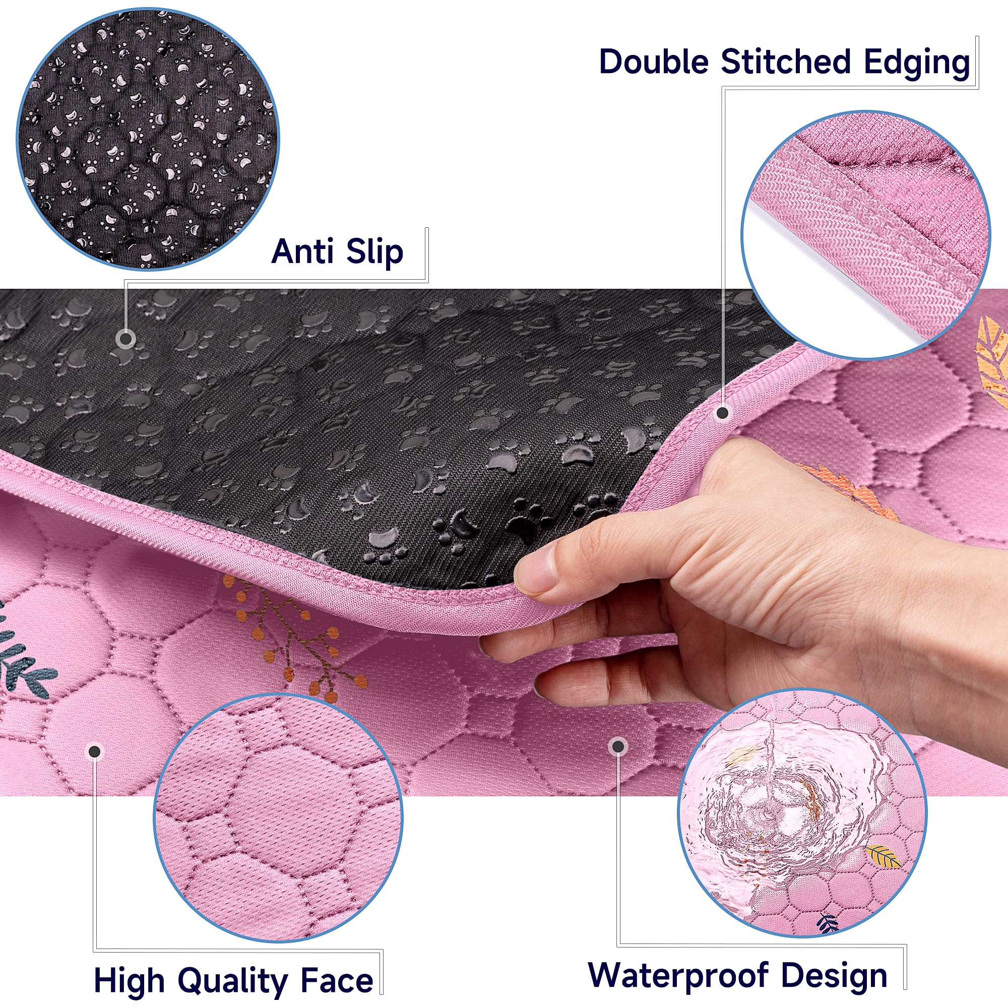 Sunheir base en silicone antidérapante assure stabilité sur sols et moquettes.