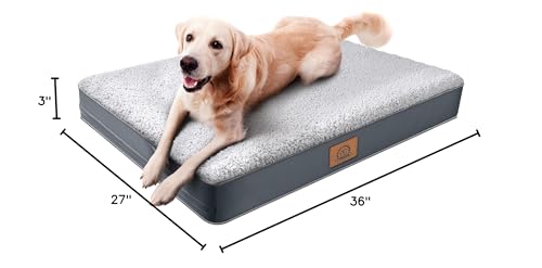 Sunheir lit orthopedique pratique pour chiens XL en maison et chenil
