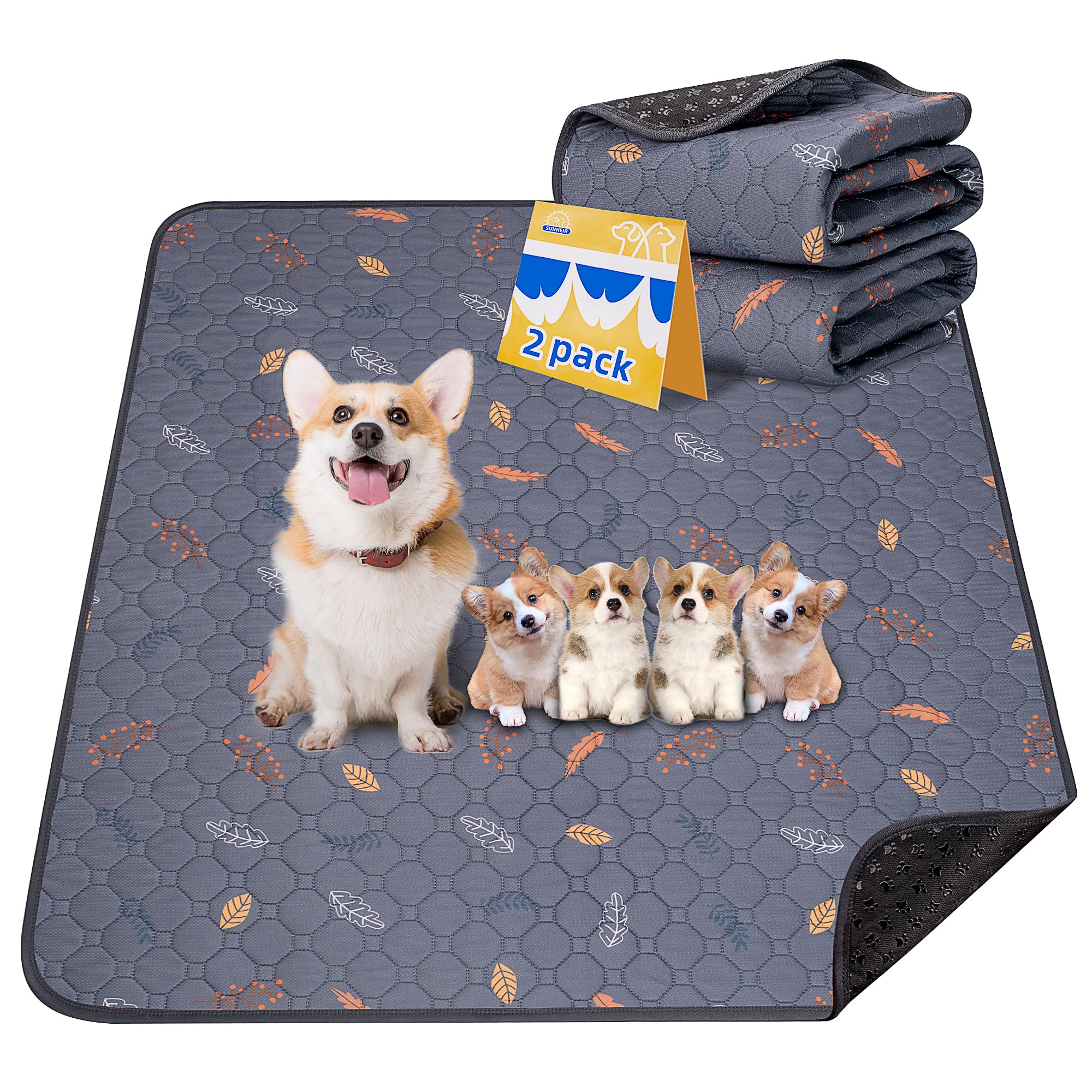 Sunheir Tapis Chien Extralarge 36x72 — absorption élevée et étanchéité.