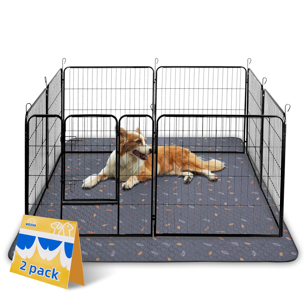 Sunheir tapis lavable extra-large 122x152 cm, protection efficace des grands chiens.