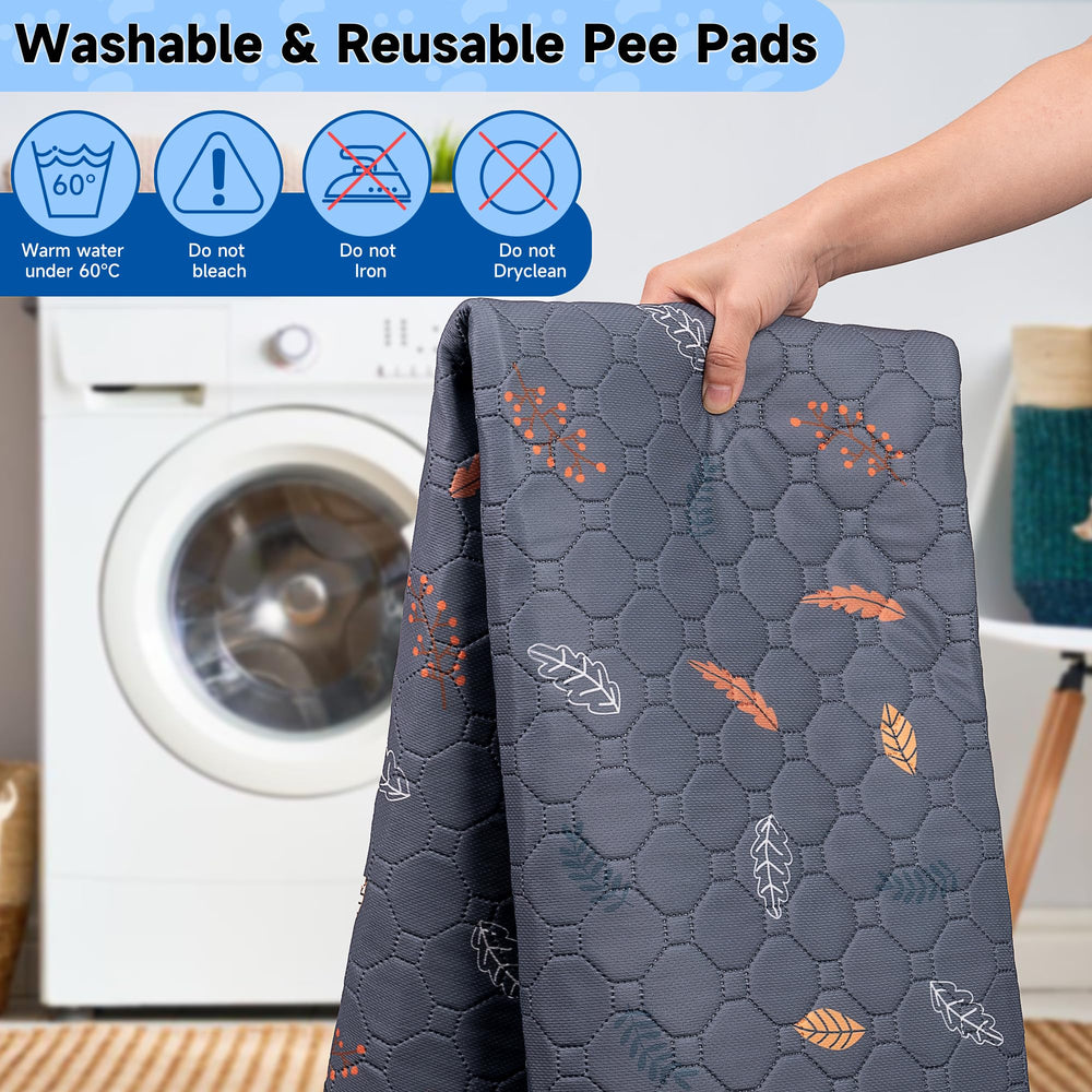 Sunheir tapis lavable au lave-linge 72x72, réutilisable.