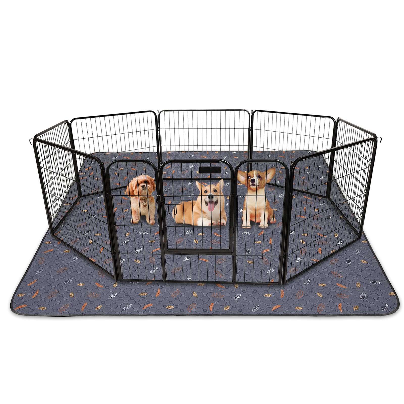 Sunheir tapis-pipi lavable 72x72, pratique pour apprentissage.