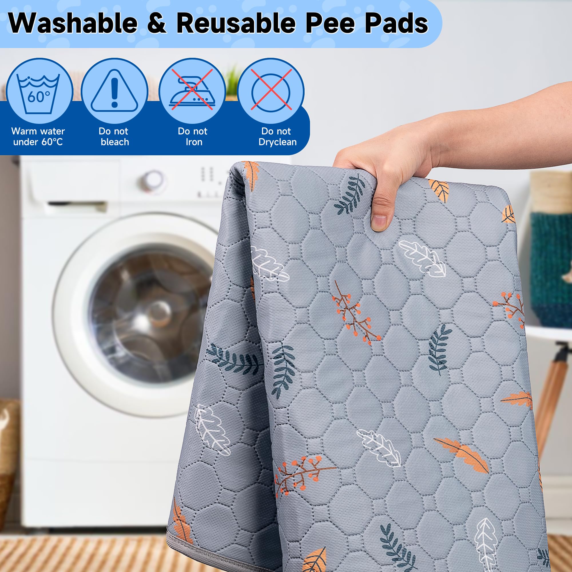 Sunheir tapis-pipi lavable, motifs variés pour un espace d'entraînement attractif