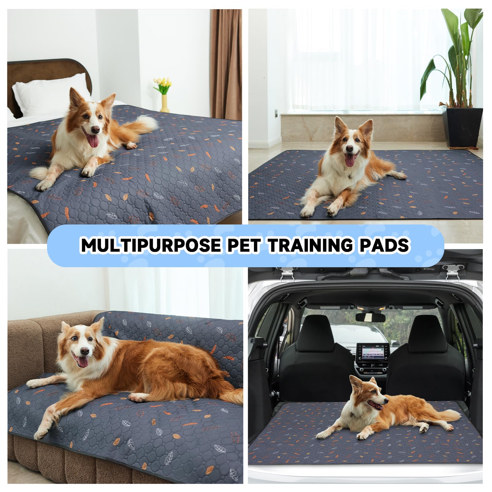Sunheir tapis-pipi polyvalent, idéal sous caisse ou lit de chien.